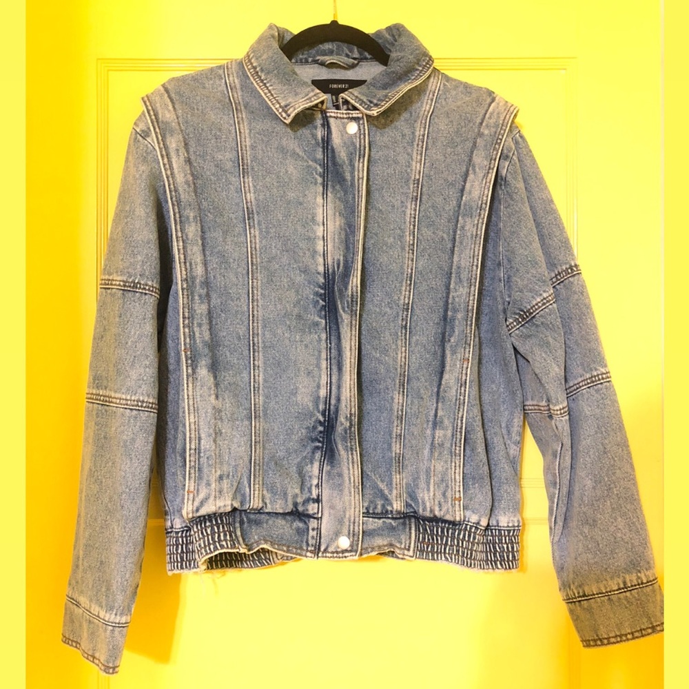Forever 21 Blue Jean Jacket